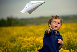 paper airplane